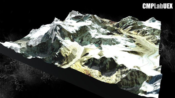 Makalu, Himalaya. China/Nepal – Free 3D Model STL