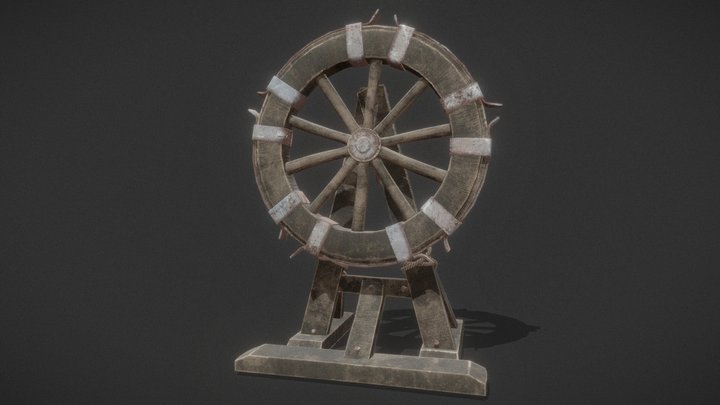 Wheel of Catherine (The Breaking Wheel) 3D Model