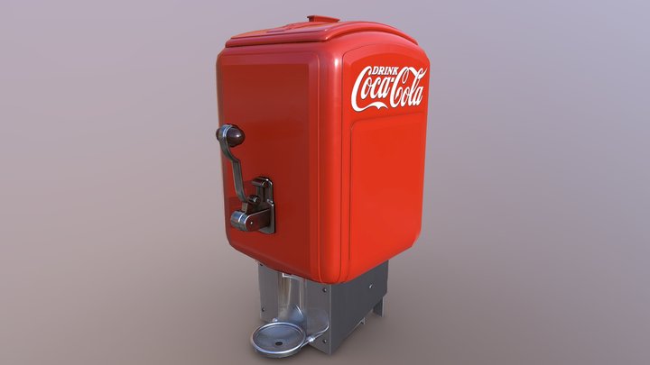 Coca-Cola Dispenser 3D Model