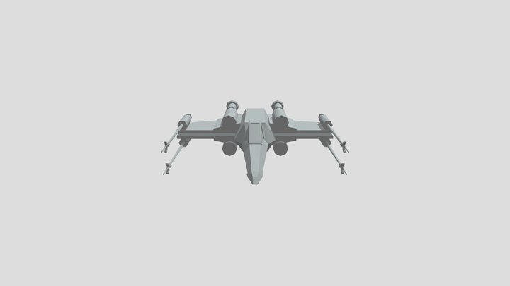 X-Wing 3D Model