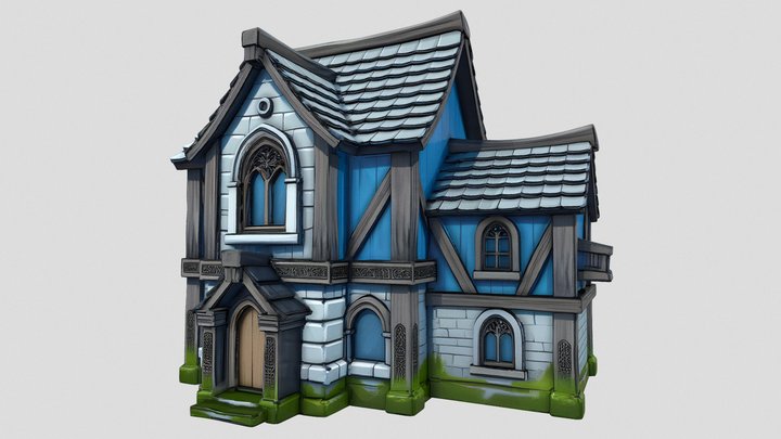 .🏡.Fantasy.Building.🜛.[⛒].🜛.п’ять.བཞི.🏡. – Modèle 3D gratuit STL