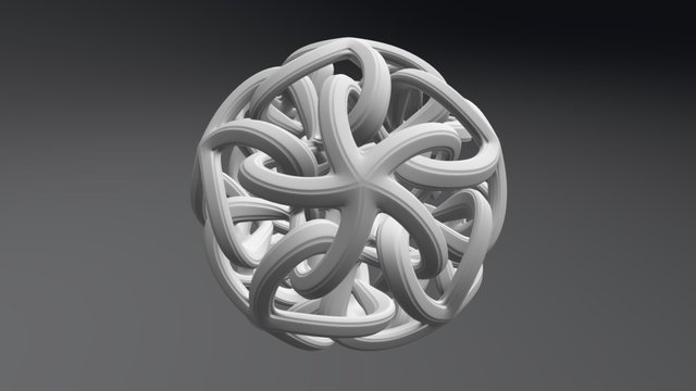 Starfish Dodecahedron 3D Model