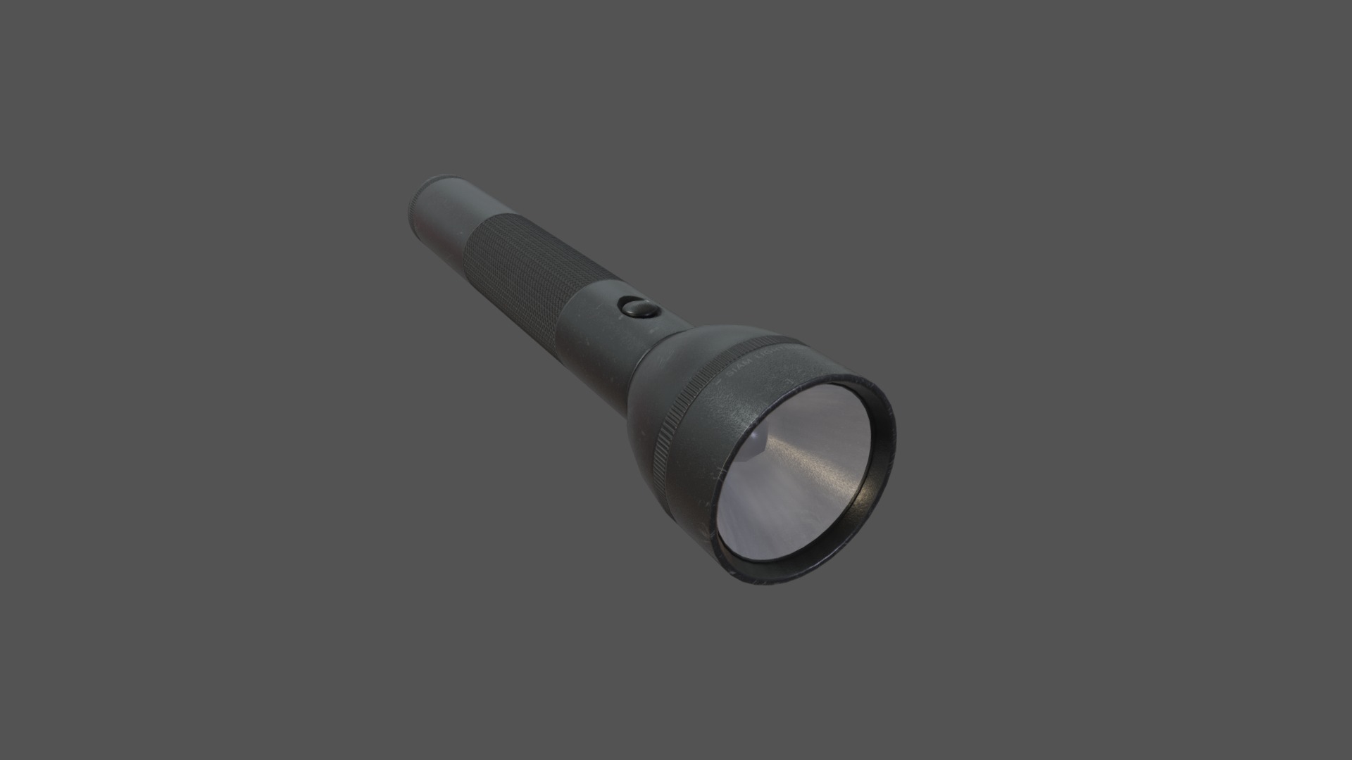 3D model Flashlight - This is a 3D model of the Flashlight. The 3D model is about a close-up of a light bulb.