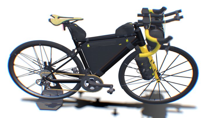 BMC GF02 Roadbike bikepacking 3D Model