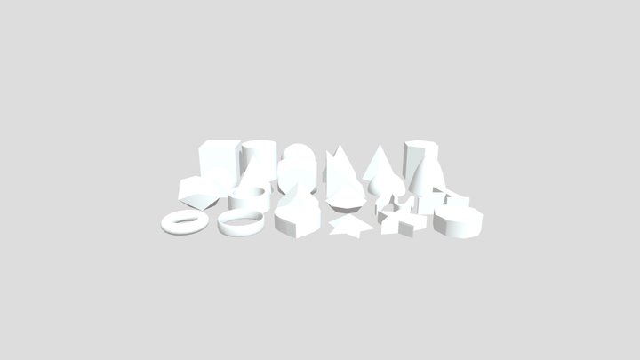 3D Basic Objects 3D Model