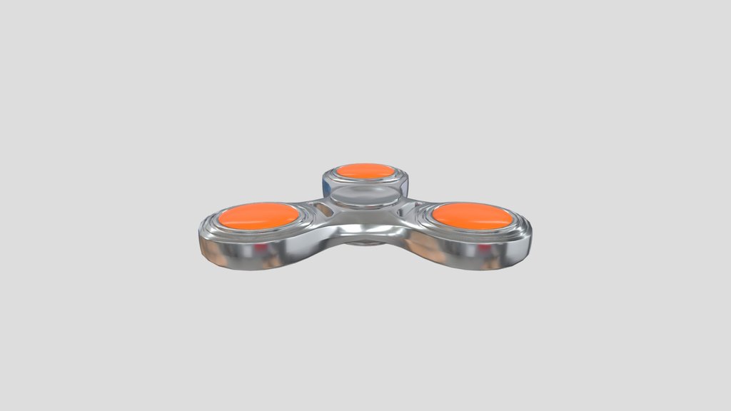 Fidget Spinner Green And Red Metal