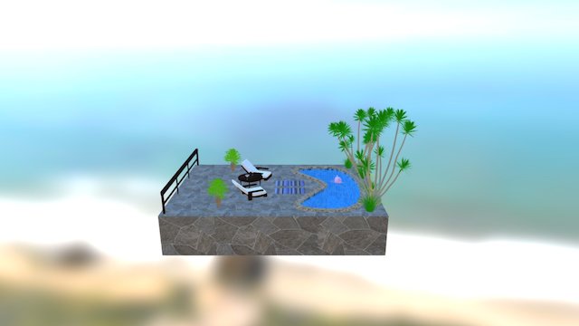 Private Pool 3D Model