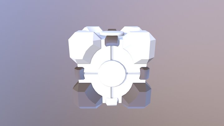 Companion Cube 3D Model