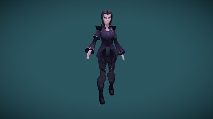 𝙂𝙤𝙩𝙝𝙞𝙘 𝘽𝙖𝙧𝙙 3D Model