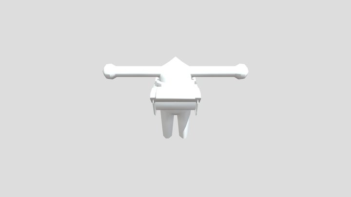 Mii Tank with no color 3D Model