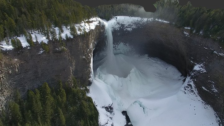 Helmcken Falls in winter, Canada | 3D Scan 3D Model