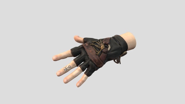 Raider Gloved Hand – Free 3D Model STL