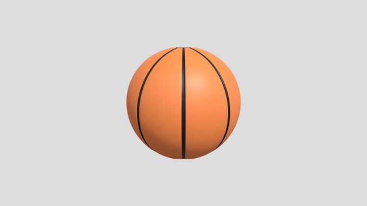 Basket Ball 3D Model