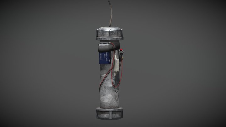 Pipe Bomb 3D Model