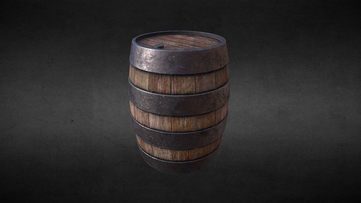 Barrel 3D Model