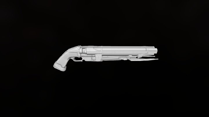 Doom Gun 3D Model