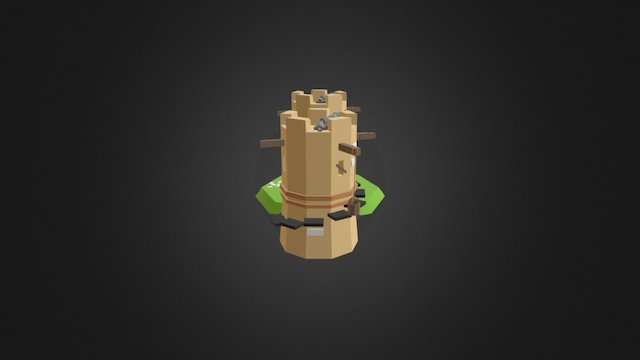Defense Towers From Over The Seas GGJ'17 3D Model