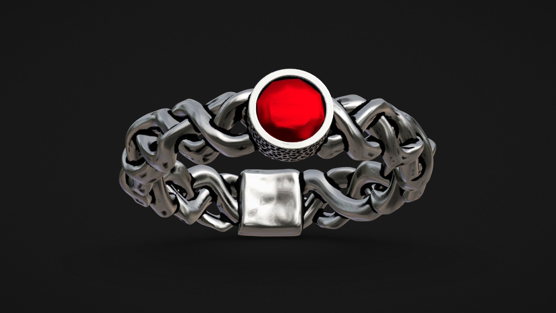 Aliança Nordic (Prata) - 3D model by Skive Jewelry (@SKIVE) [dab4076 ...