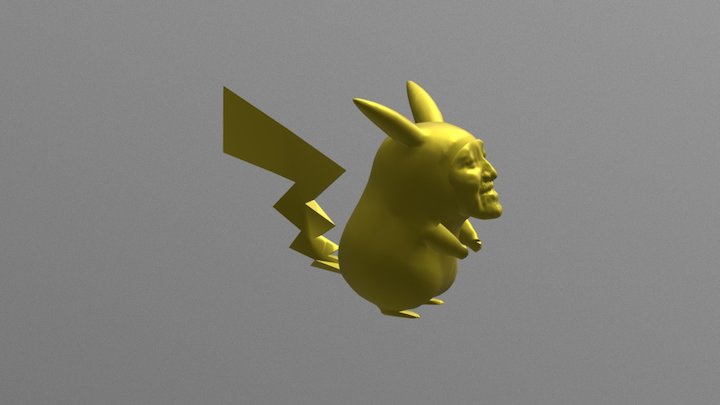 Pikachen 3D Model