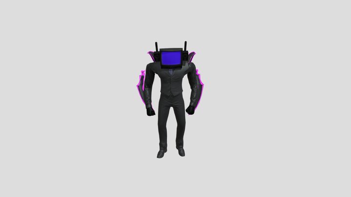TvMan Daddy 3D Model