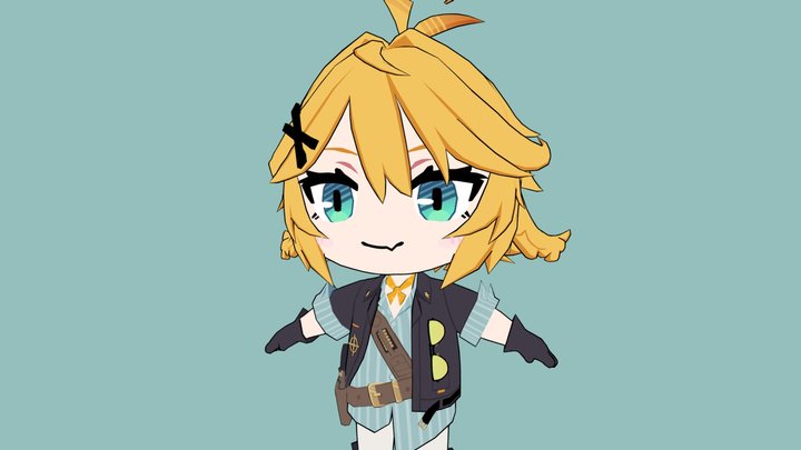 Chibi Dokibird ⭐ 3D Model