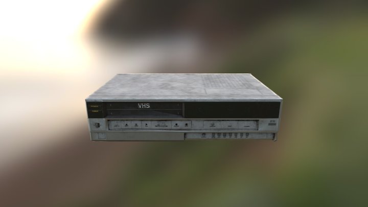 80's VCR (Dirty) 3D Model