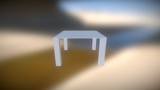 Shit tier table 3D Model