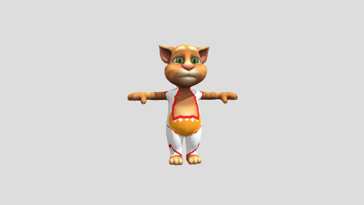(reuploaded) tom cat 3 textures 3D Model