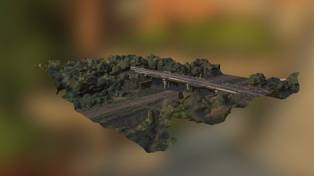 Bakinski Bridge 3D Model
