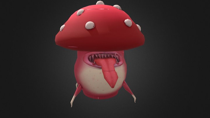 Mushroom_enemy_Finished1 3D Model