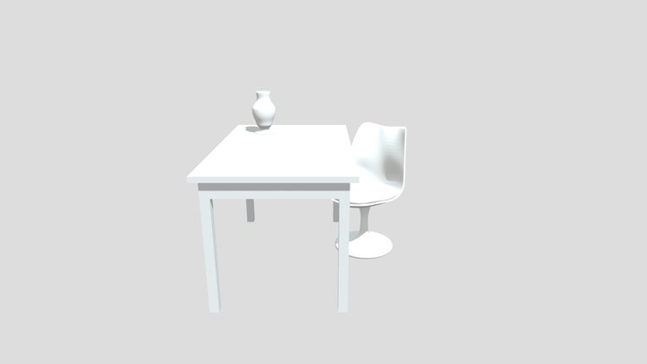 Fluppi_ Lesson1_Exercise1_TableScene 3D Model