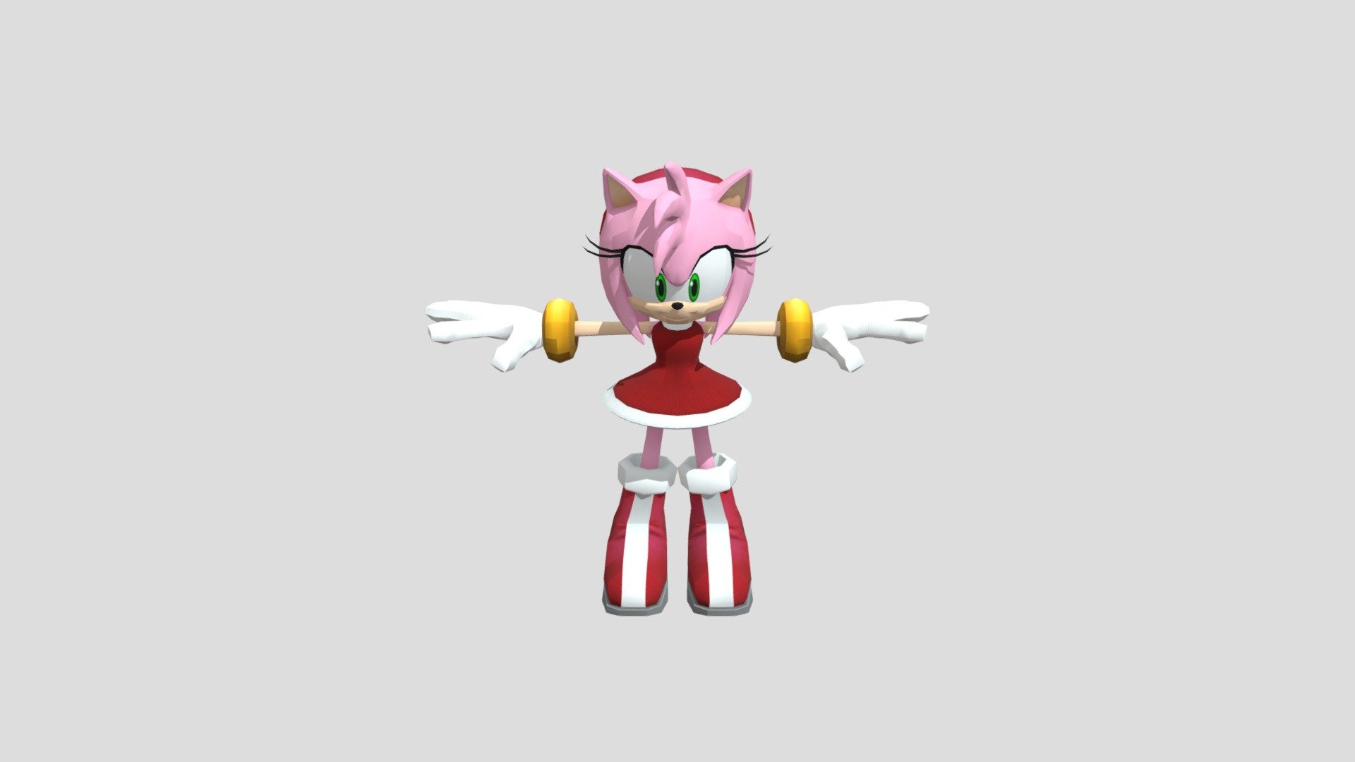 Mobile - Sonic Dash - Amy Rose - Download Free 3D model by ...