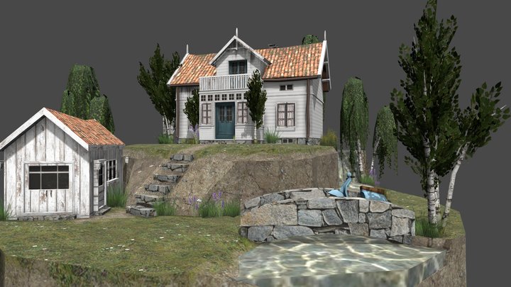 1ANI08_Chicu_Iris_Diorama 3D Model