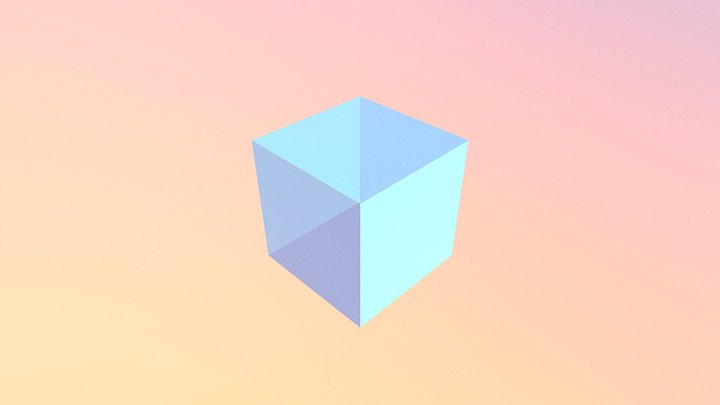 Testing Texture Cube 3D Model