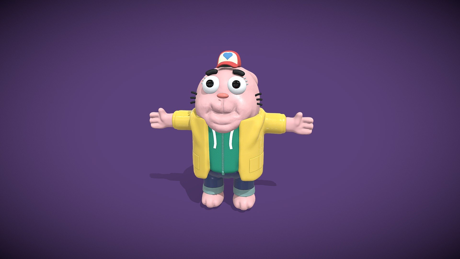 Final Breglia Chiara_ Richard Watterson Mini - Download Free 3D model ...