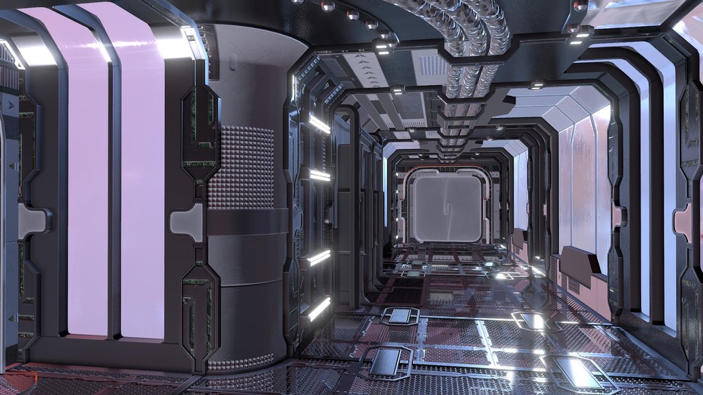 Sci-Fi Hallway