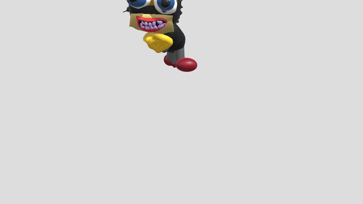 Klaskyhuman@ Leg Sweep 3D Model