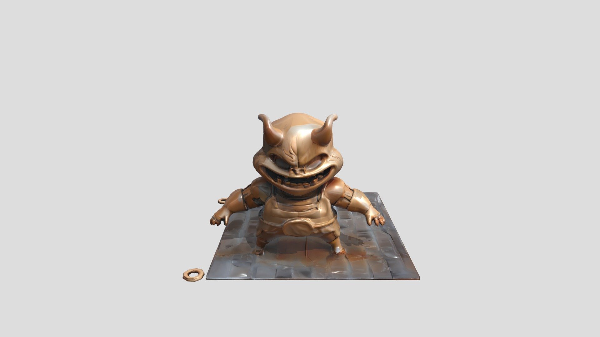 Cartoonish monster - 3D model by ZedDark [dabdcee] - Sketchfab