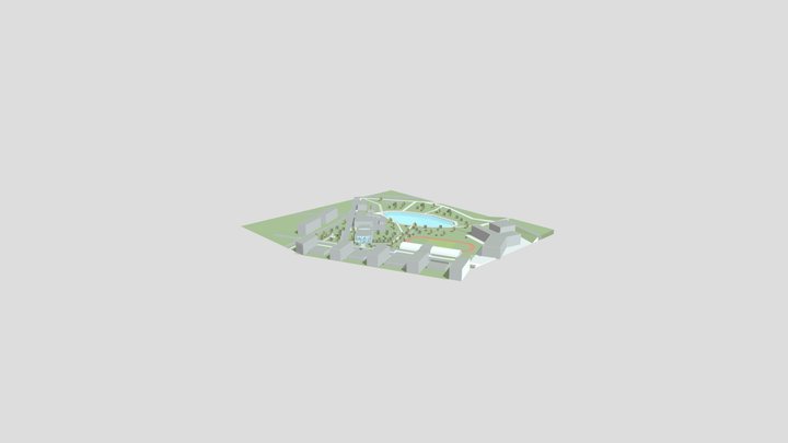 Litvínovský bazén KAMPAŇ 3D Model