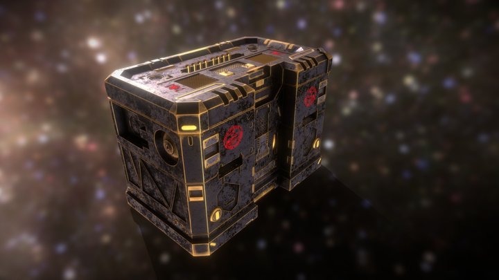 Warhammer box with animation 3D Model