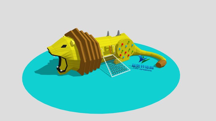 动物主题——狮子 3D Model