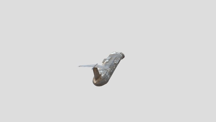 Broken Cargo plane 3D Model