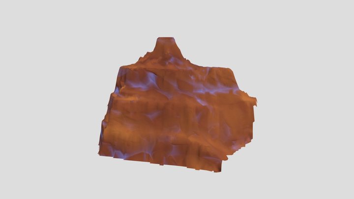 Canyon Wall 8 3D Model