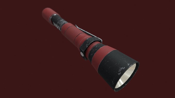 [Katzz Tech] - Red Torch 3D Model