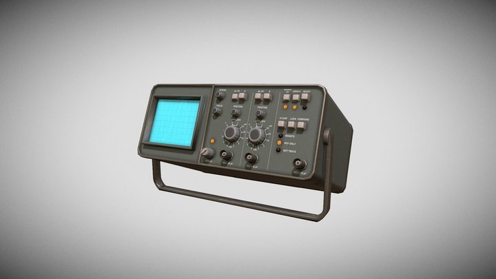 oscilloscope 3D Model