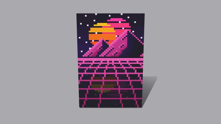 Retro 3D Model