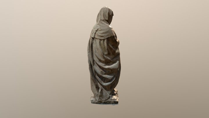 "Female saint" (full detail) 3D Model