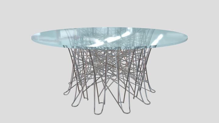 SPIDERWEB TABLE by DOCE INGENIEROS ARQUITECTOS 3D Model