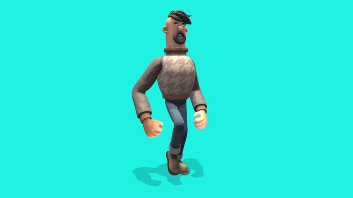 Character Man V1 3D Model