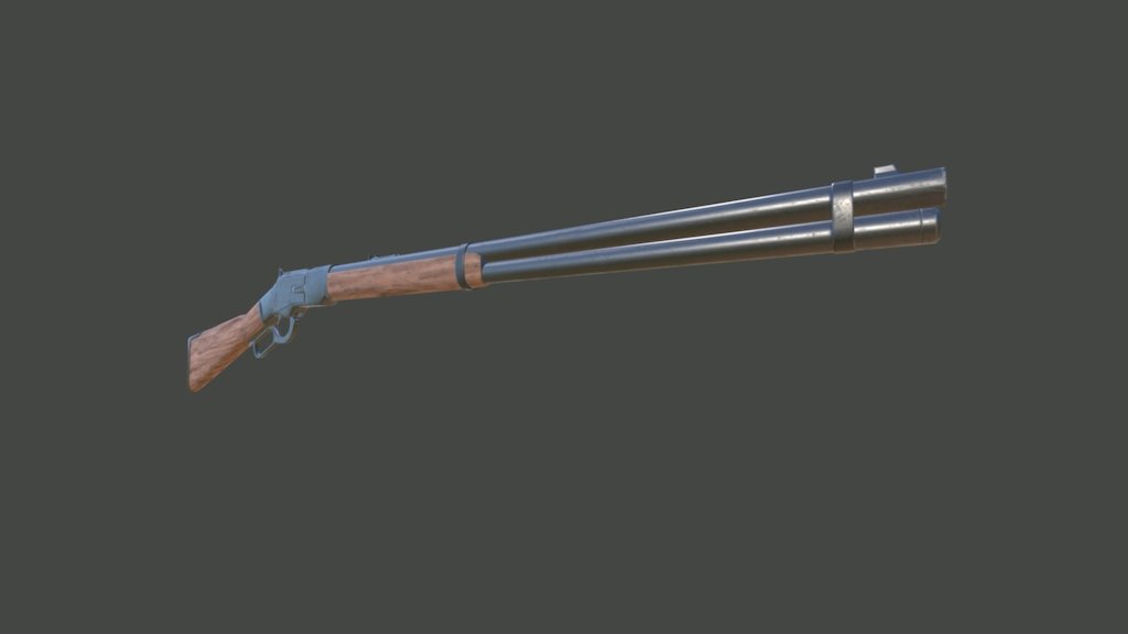 Repeater Rifle - 3D model by blacklight [dac5188] - Sketchfab